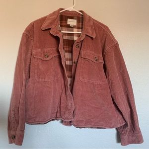 🆕 American Eagle Cropped Corduroy Jacket